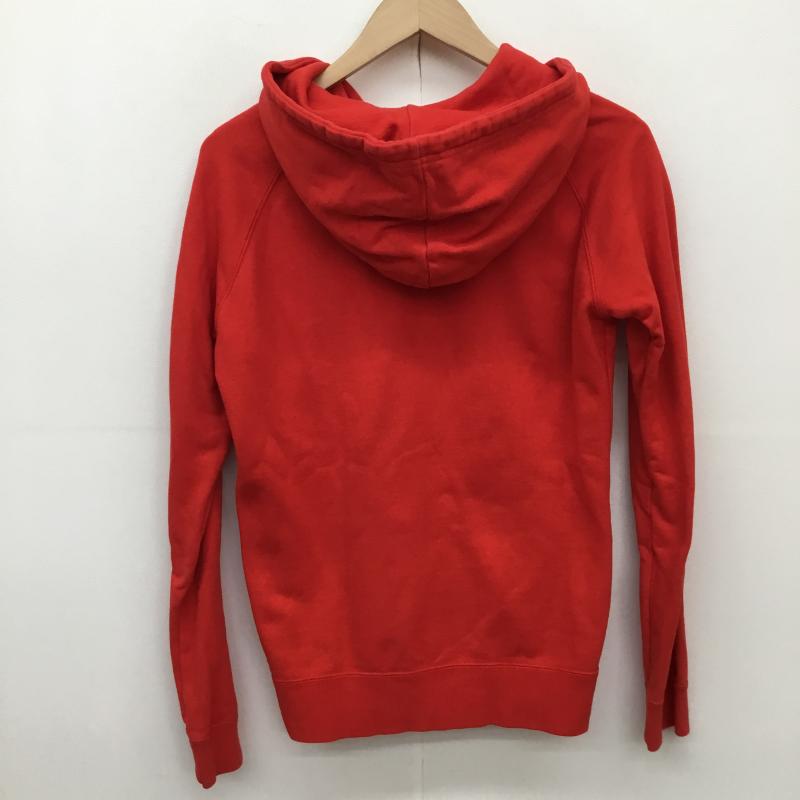 ラコステ LACOSTE パーカー 長袖 ZIPパーカー 40 ロゴ、文字 赤 / レッド / レディース USED 古着 中古 10137465