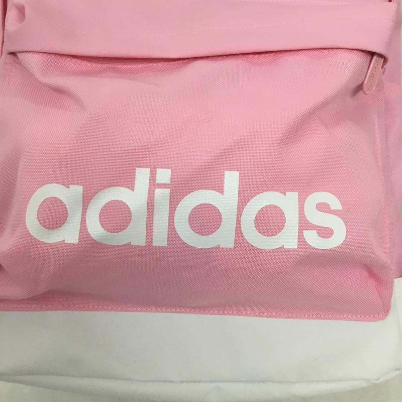 アディダス adidas リュックサック、デイパック リュックサック、デイバッグ DT8641 リニアロゴバックパック タグ付き ロゴ、文字 桃 / ピンク / レディース USED 古着 中古 10132763
