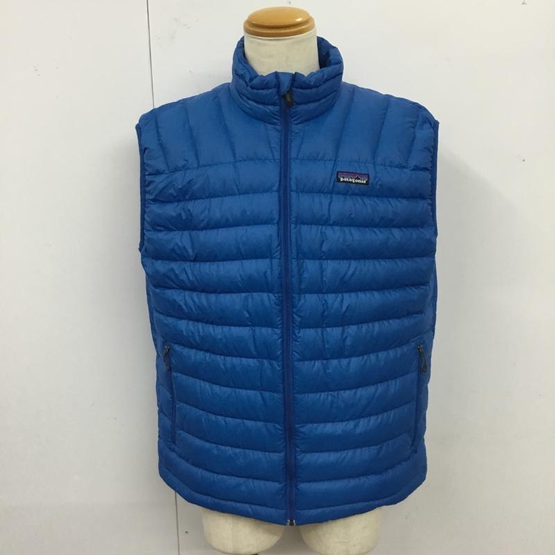 パタゴニア patagonia ベスト ベスト 84621FA12 ダウン L ロゴ、文字 青 / ブルー / メンズ USED 古着 中古 10119744
