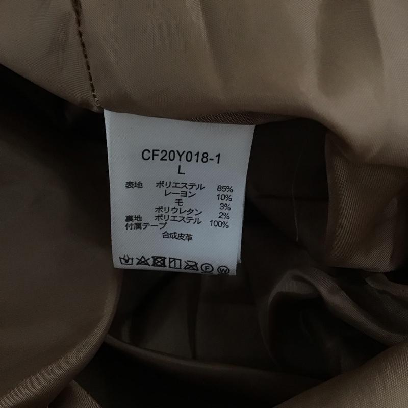 スタディオクリップ studio CLIP スカート ロングスカート CF20Y018-1 前プリーツマキシスカート L 無地 茶 / ブラウン / レディース USED 古着 中古 10109063