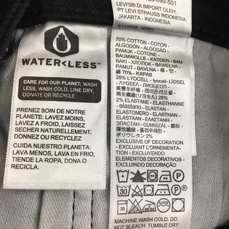 リーバイストラウスアンドコー Levi Strauss & co. パンツ デニム、ジーンズ デニムパンツ スリムパンツ ジーンズ ストレッチパンツ 34 無地 黒 / ブラック / メンズ USED 古着 中古 10119465