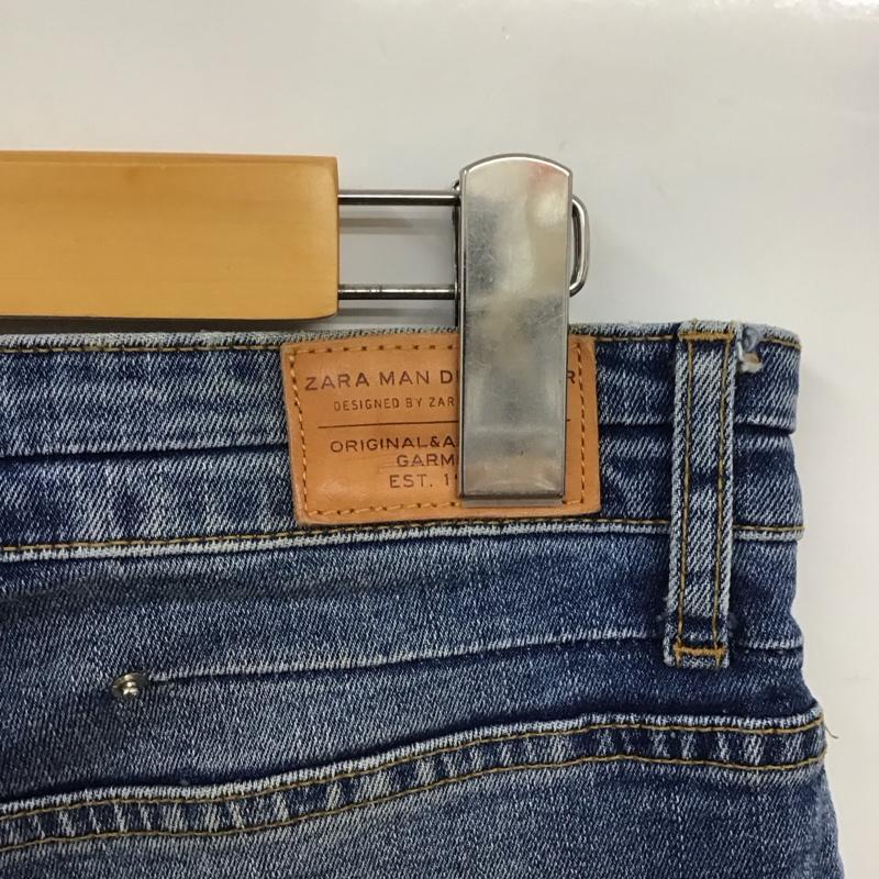 ザラメン ZARA MAN パンツ デニム、ジーンズ デニムパンツ スリムパンツ ストレッチパンツ ジーンズ 38 無地 インディゴ / インディゴ /  メンズ USED 古着 中古 10124648