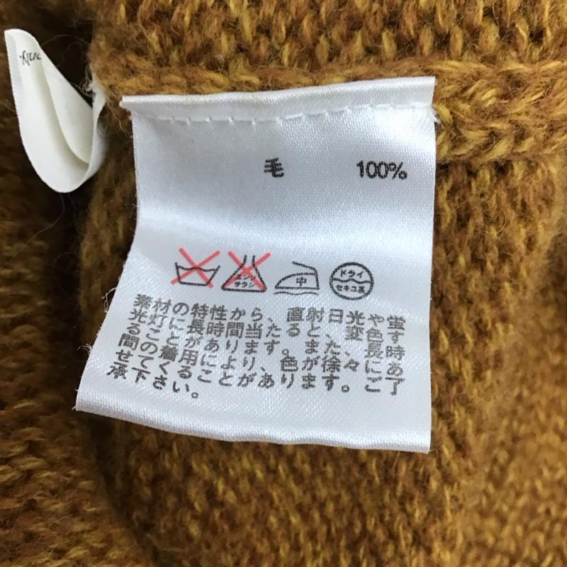 ジェイクルー J.CREW ニット、セーター 長袖 長袖ニットカットソー タートルネック セーター M 無地 橙 / オレンジ / メンズ USED 古着 中古 10135907