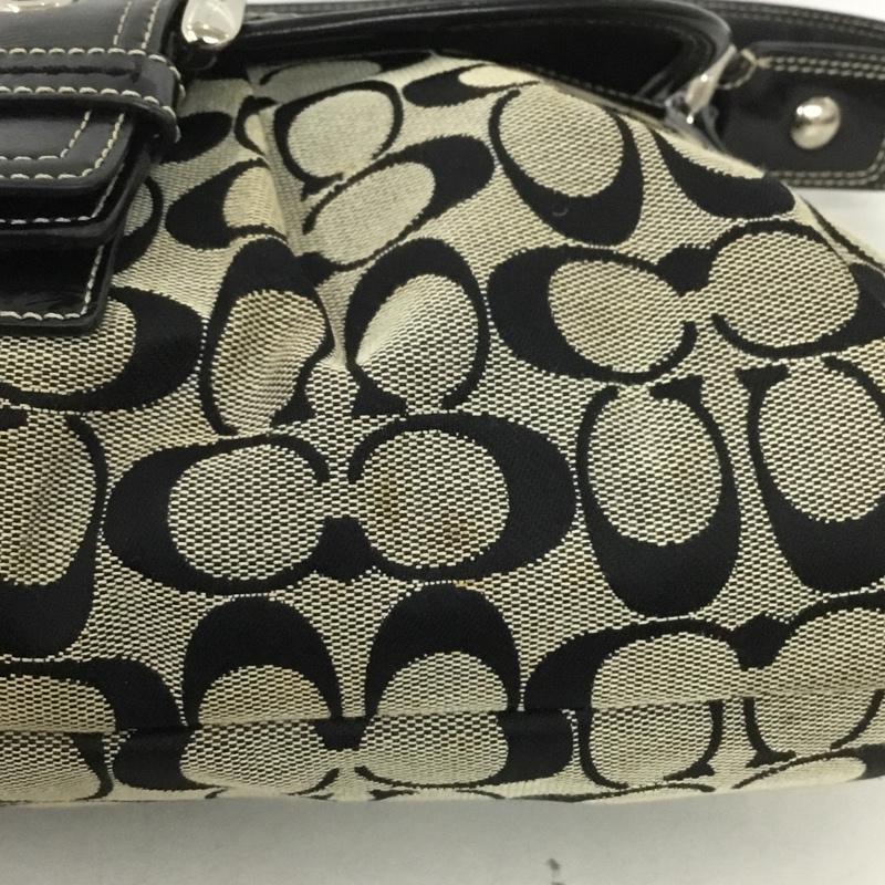 コーチ COACH ハンドバッグ ハンドバッグ F15203 ワンショルダー 総柄 黒 / ブラック / レディース USED 古着 中古 10138051