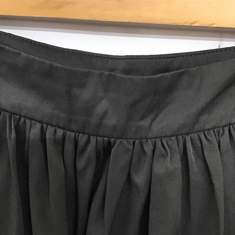 ザラ ZARA スカート ひざ丈スカート XS 無地 チャコールグレー / チャコールグレー / レディース USED 古着 中古 10136631