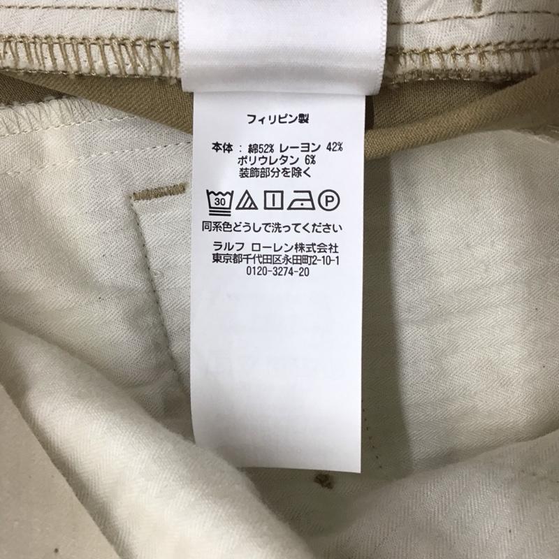 ポロラルフローレン POLO RALPH LAUREN パンツ スラックス 2 無地 ベージュ / ベージュ /  メンズ USED 古着 中古 10122015