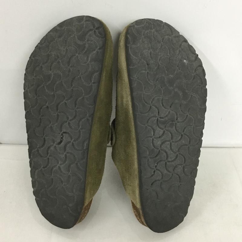 ビルケンシュトック BIRKENSTOCK サンダル サンダル BOSTON スエード 41 箱有 サボ 無地 ベージュ / ベージュ / メンズ USED 古着 中古 10137845