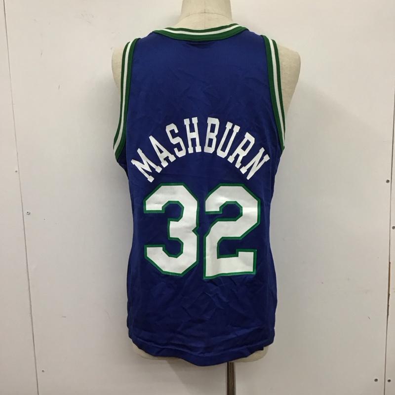 チャンピオン Champion タンクトップ タンクトップ バスケットボールユニフォーム スポーツウェア ノースリーブカットソー 90s 40 プリント 白 / ホワイト / X 緑 / グリーン / X 青 / ブルー / メンズ USED 古着 中古 10109572