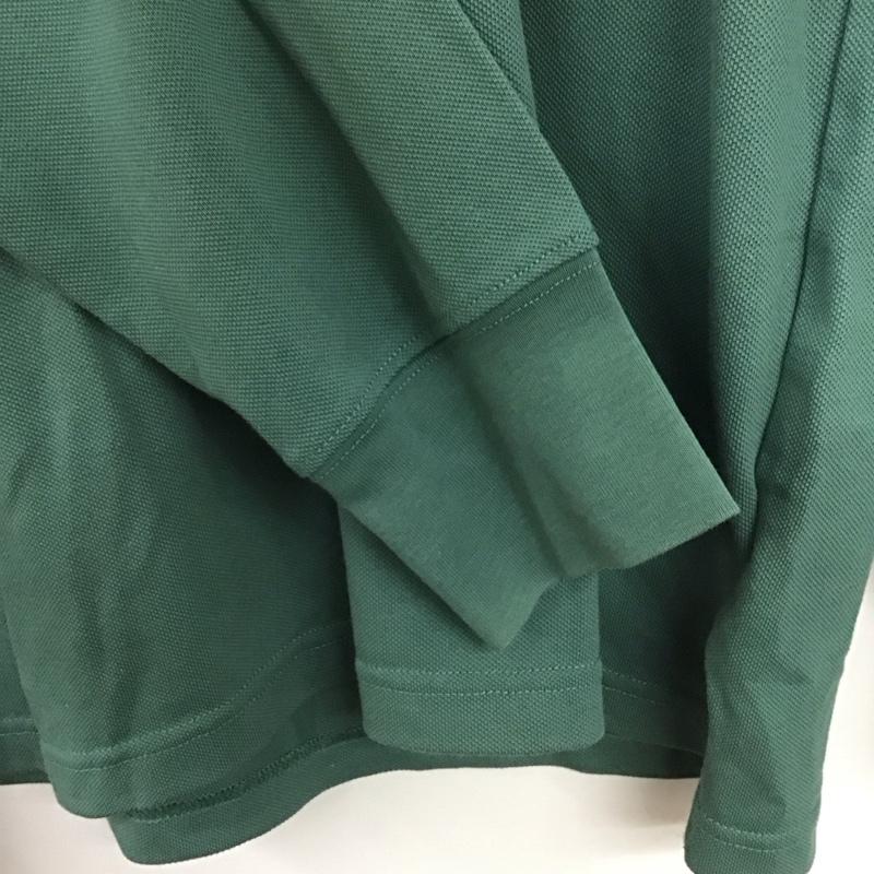 ブルックスブラザーズ BROOKS BROTHERS ポロシャツ 長袖 SLIM FIT L ワンポイント 緑 / グリーン / メンズ USED 古着 中古 10139472