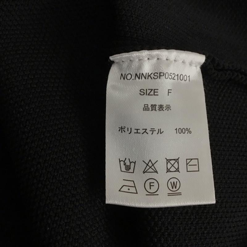 ヌナ NEUNA カーディガン 長袖 NNKSP0521001 スナップボタンカーディガントップス FREE 無地 黒 / ブラック / レディース USED 古着 中古 10132436
