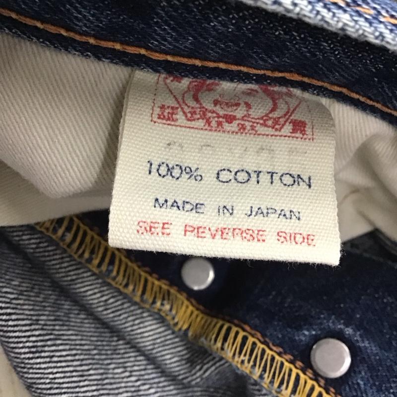 エヴィス EVISU パンツ デニム、ジーンズ 日本製 プリント 青 / ブルー / メンズ USED 古着 中古 10133758