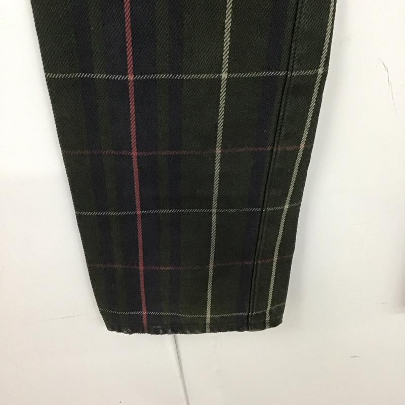 ポロバイラルフローレン Polo by RALPH LAUREN パンツ デニム、ジーンズ デニムパンツ スリムパンツ カジュアルパンツ 30インチ チェック マルチカラー / マルチカラー / メンズ USED 古着 中古 10130062