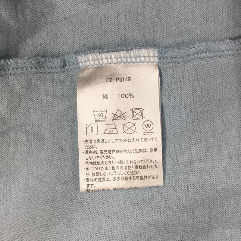 チャンピオン Champion Tシャツ 半袖 L 無地 水色 / ライトブルー / メンズ USED 古着 中古 10110600