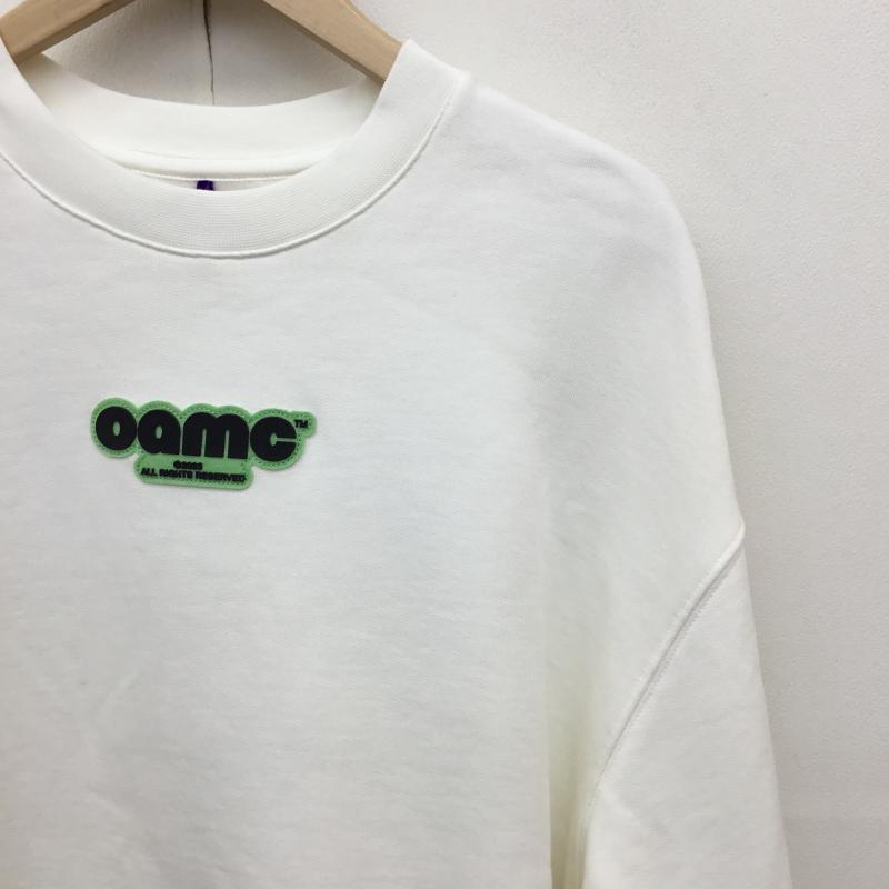 オーエーエムシー OAMC トレーナー 長袖 23A28OAJ03 M ロゴ、文字 白 / ホワイト /  メンズ USED 古着 中古 10120961