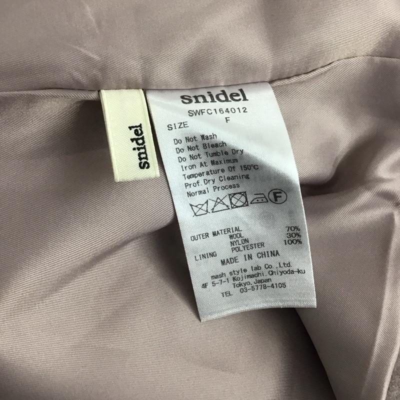 スナイデル SNIDEL コート コート一般 SWFC164012 ロングガウンコート FREE 無地 グレージュ / グレージュ / レディース USED 古着 中古 10142274