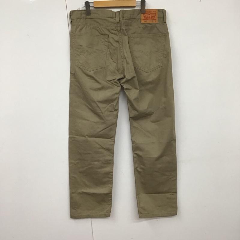 リーバイストラウスアンドコー Levi Strauss & co. パンツ デニム、ジーンズ デニムパンツ ワイドパンツ カジュアルパンツ 36 無地 ベージュ / ベージュ / メンズ USED 古着 中古 10130036