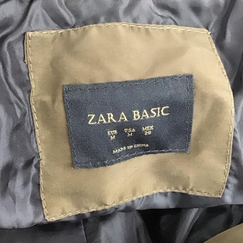 ザラ ZARA コート ダウンコート M 無地 カーキ / カーキ / レディース USED 古着 中古 10126688