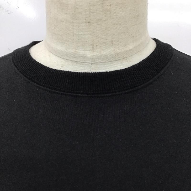 ルーカ RVCA トレーナー 長袖 ba042008 長袖トレーナー スウェット クルーネック リブスウェットカットソー L ロゴ、文字 黒 / ブラック /  メンズ USED 古着 中古 10119996