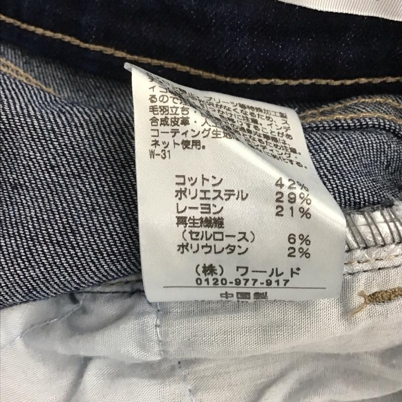 オペークドットクリップ OPAQUE.CLIP パンツ デニム、ジーンズ L 無地 インディゴ / インディゴ / レディース USED 古着 中古 10140247