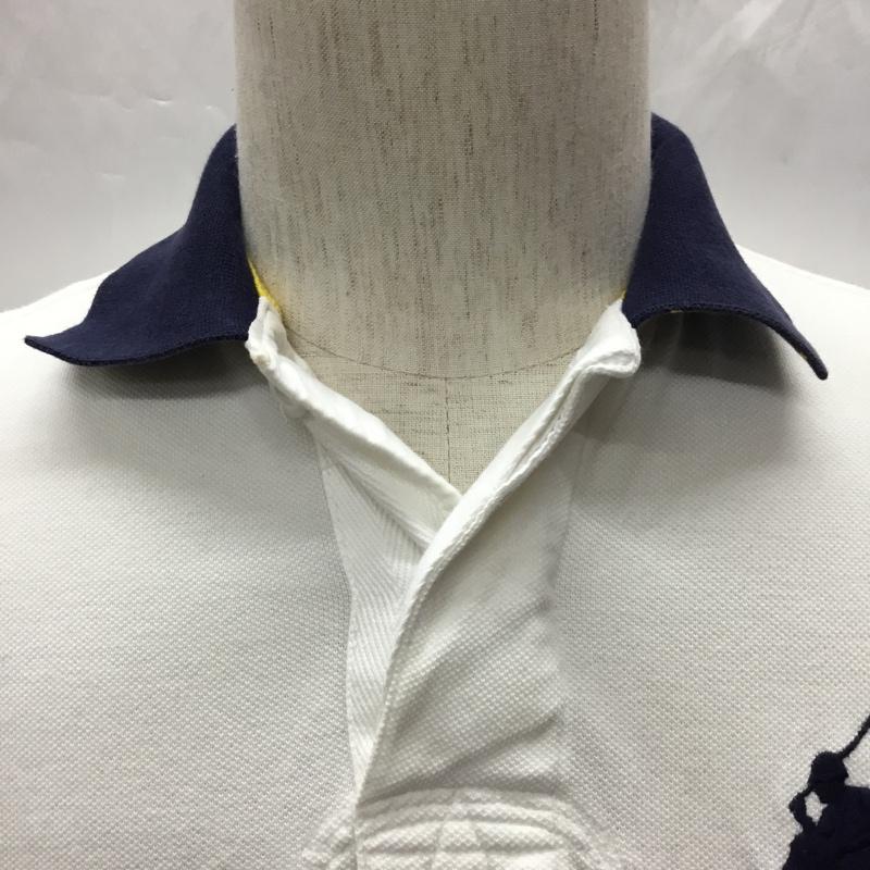 ポロバイラルフローレン Polo by RALPH LAUREN ポロシャツ 半袖 XS 無地 白 / ホワイト / メンズ USED 古着 中古 10108880
