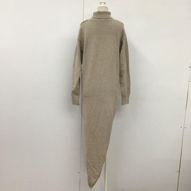 ロク ビューティアンドユース 6BEAUTY&YOUTH ニット、セーター 長袖 8613-199-0064 LOOP TURTLE NECK KNIT 無地 ベージュ / ベージュ /  レディース USED 古着 中古 10107347