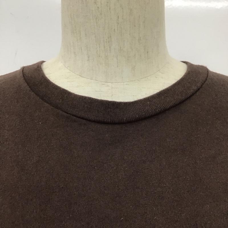 カーハート Carhartt Tシャツ 半袖 半袖カットソー プリントTシャツ クルーネックカットソー 80s 90s L 無地 茶 / ブラウン / メンズ USED 古着 中古 10107238