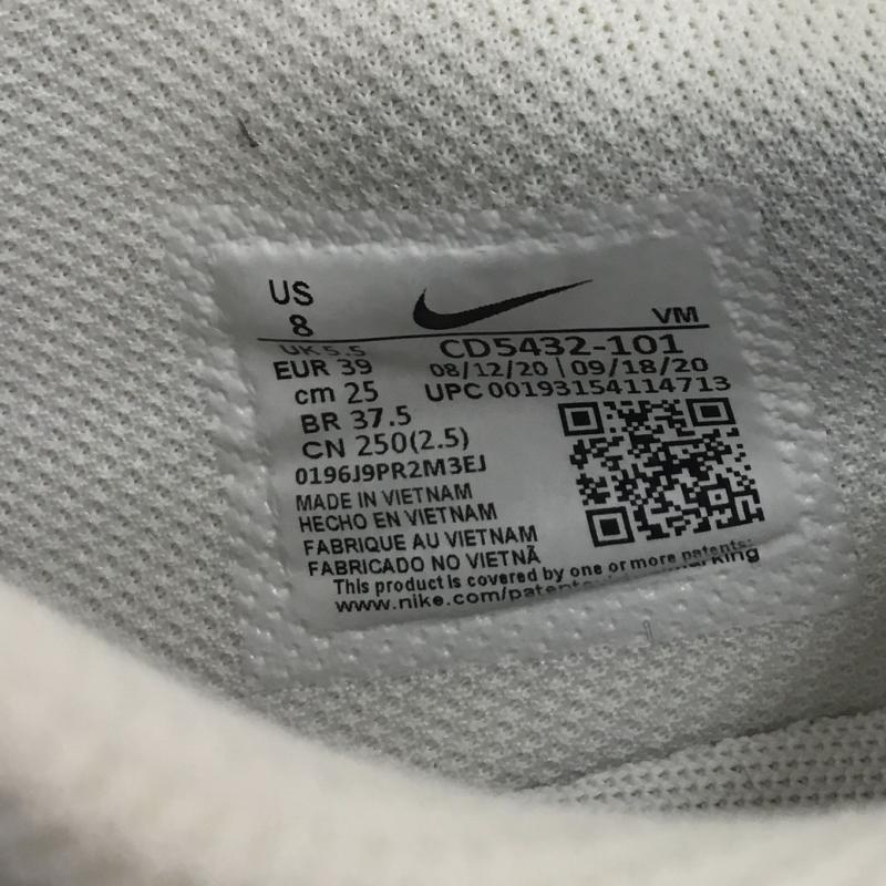 ナイキ NIKE スニーカー スニーカー CD5432-101 エアマックス エクシー 25.0cm ロゴ、文字 白 / ホワイト / レディース USED 古着 中古 10106168