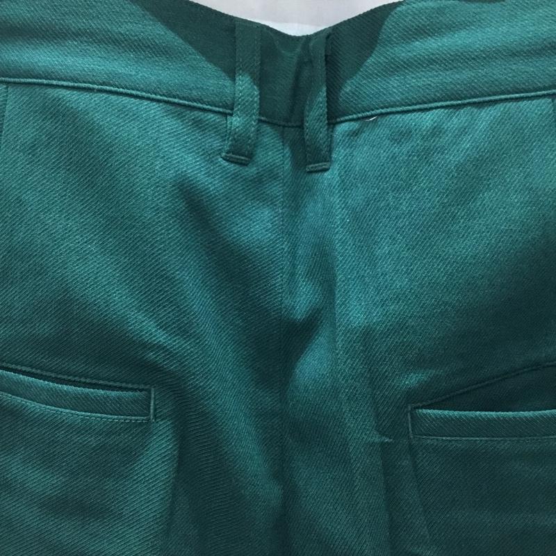 古着 USED パンツ ワークパンツ、ペインターパンツ ワイドパンツ カジュアルパンツ ワークパンツ L 無地 緑 / グリーン /  メンズ USED 古着 中古 10122249