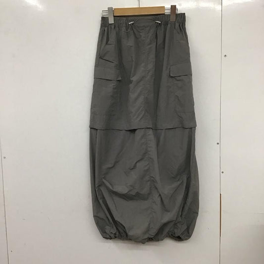 ローリーズファーム LOWRYS FARM スカート ロングスカート FREE 無地 灰 / グレー /  レディース USED 古着 中古 10132758