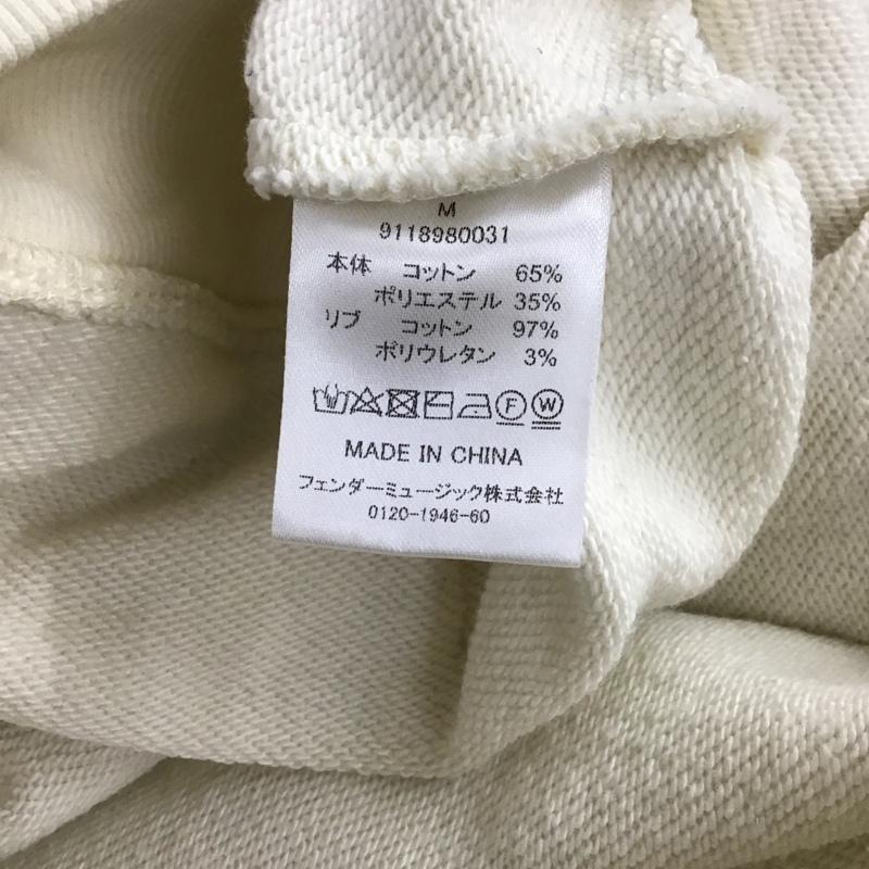 古着 USED パーカー 長袖 長袖パーカー プルオーバーパーカー スウェット フェンダー M ロゴ、文字 アイボリー / アイボリー / メンズ USED 古着 中古 10145569