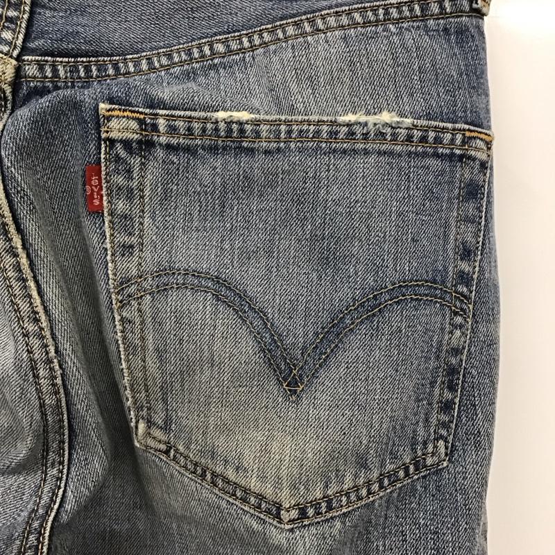 リーバイストラウスアンドコー Levi Strauss & co. パンツ デニム、ジーンズ デニムパンツ ストレートパンツ ワイドパンツ カジュアルパンツ 32インチ 無地 インディゴ / インディゴ /  メンズ USED 古着 中古 10124654