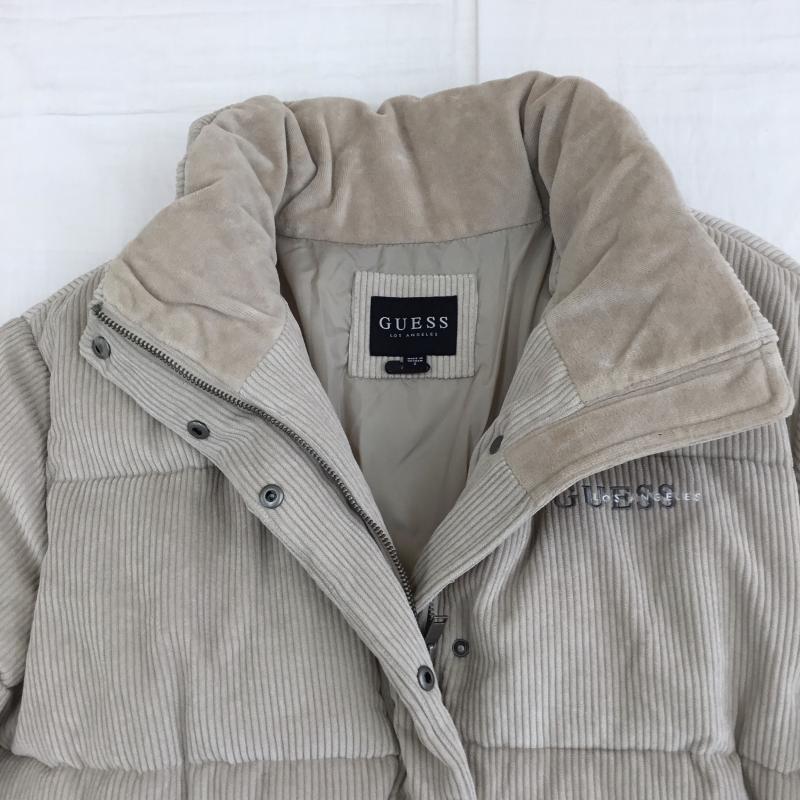 ゲス Guess ジャケット、上着 ジャンパー、ブルゾン KL4W4851 S ロゴ、文字 ベージュ / ベージュ / レディース USED 古着 中古 10137709