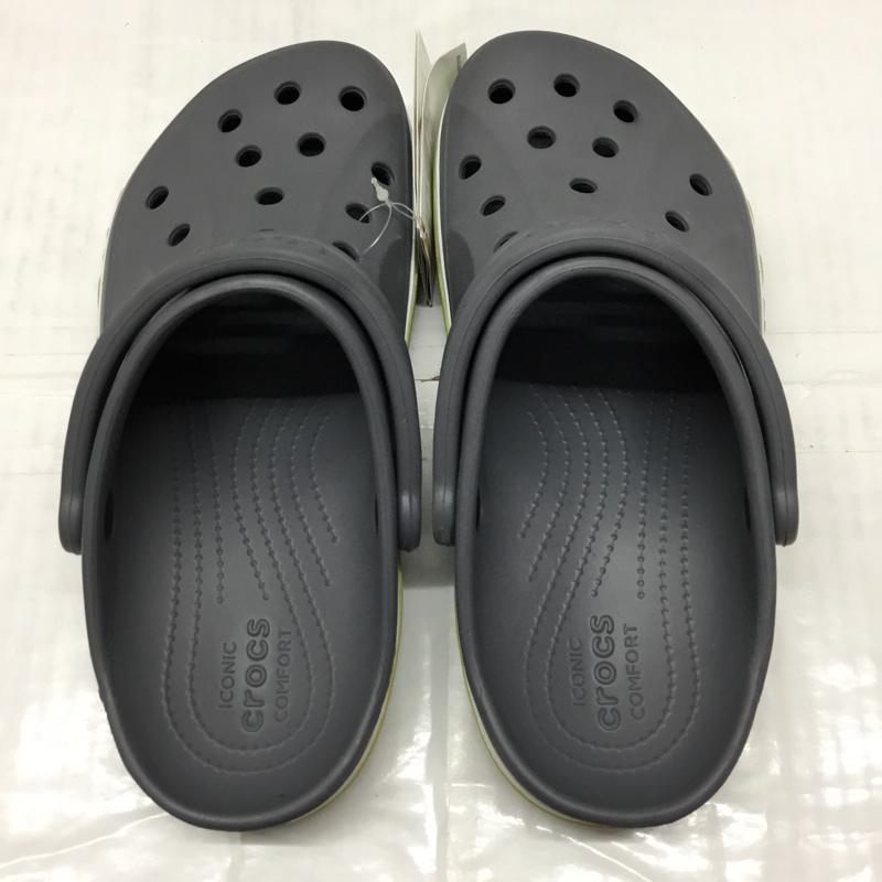 クロックス crocs サンダル サンダル 205089-0A3 Bayaband Clog 26cm サボ 26.0cm ロゴ、文字 灰 / グレー / メンズ USED 古着 中古 10110662