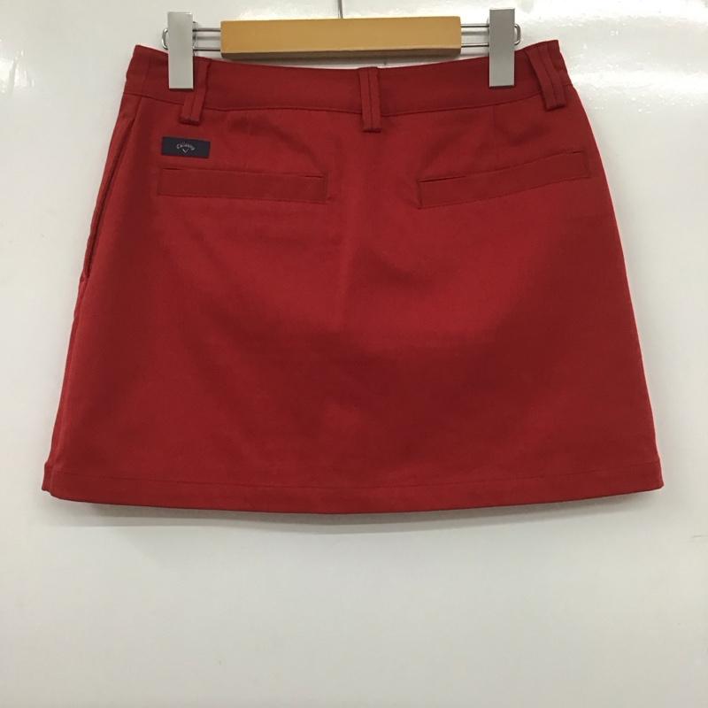 キャロウェイ CALLAWAY パンツ ショートパンツ ショートパンツ ホットパンツ スポーツウェア S ロゴ、文字 赤 / レッド / レディース USED 古着 中古 10133034