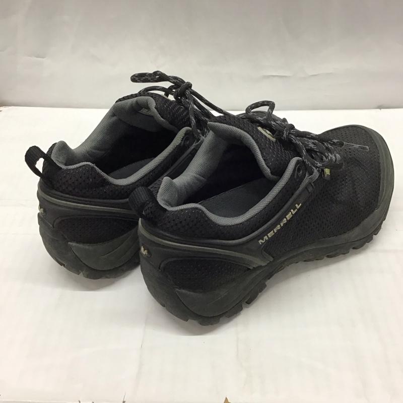 メレル MERRELL アウトドアシューズ アウトドアシューズ J575408 トレッキングシューズ ゴアテックス スニーカー US6.5 US:6.5 ロゴ、文字 黒 / ブラック / レディース USED 古着 中古 10118136
