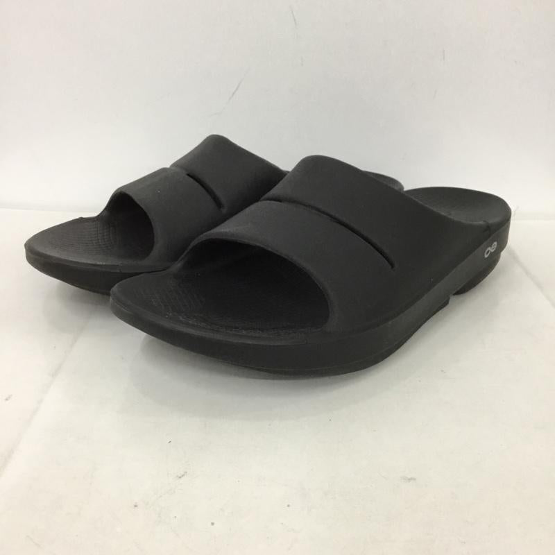 ウーフォス OOFOS サンダル サンダル リカバリーシューズ EU43 ロゴ、文字 黒 / ブラック / メンズ USED 古着 中古 10132574