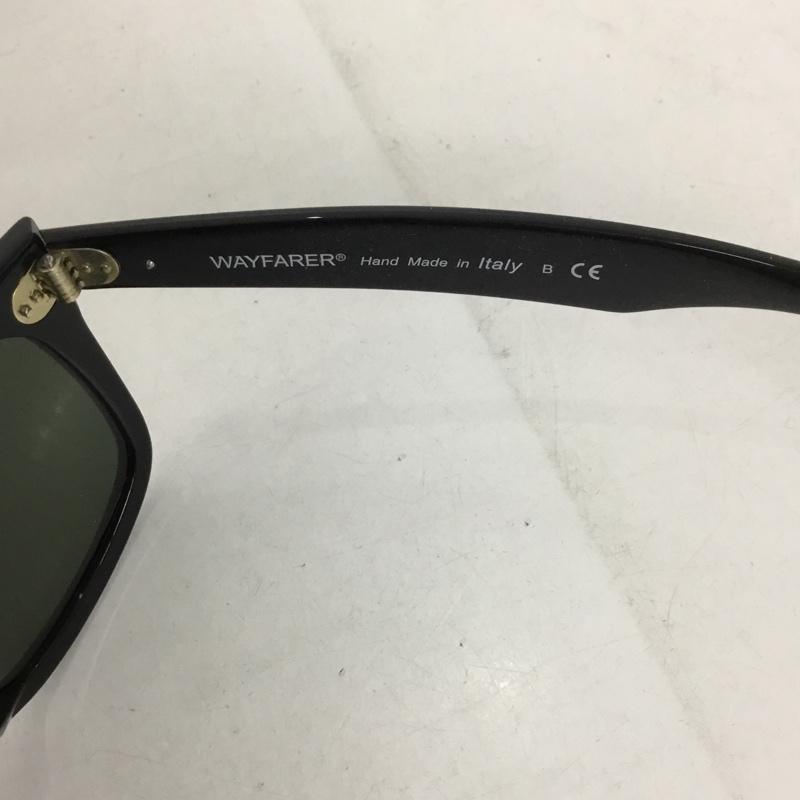 レイバン Ray-Ban めがね・サングラス サングラス RB2140-F WAYFARER カラーレンズ ケース付き ロゴ、文字 黒 / ブラック / メンズ USED 古着 中古 10129410