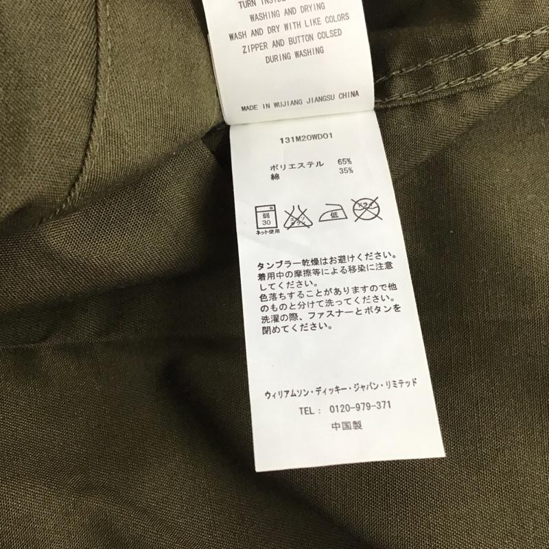 ディッキーズ Dickies シャツ、ブラウス 長袖 131M20WD01 ワークシャツ L ワンポイント カーキ / カーキ / メンズ USED 古着 中古 10122159