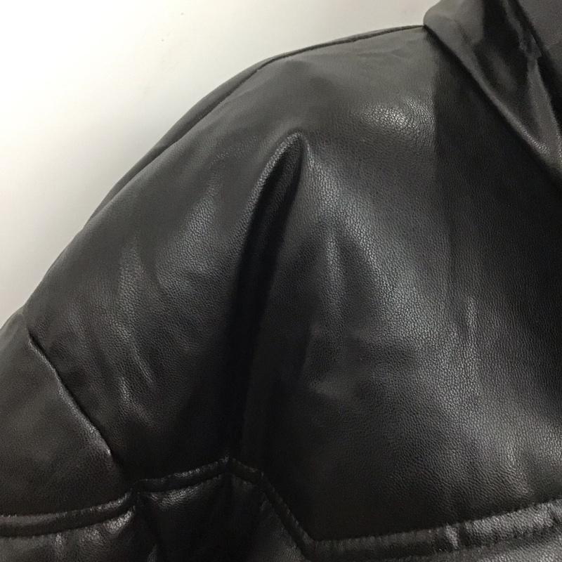 ザラ ZARA ジャケット、上着 ジャケット、ブレザー 2969 280 800 フェイクレザー 中綿 L 無地 黒 / ブラック / レディース USED 古着 中古 10111064