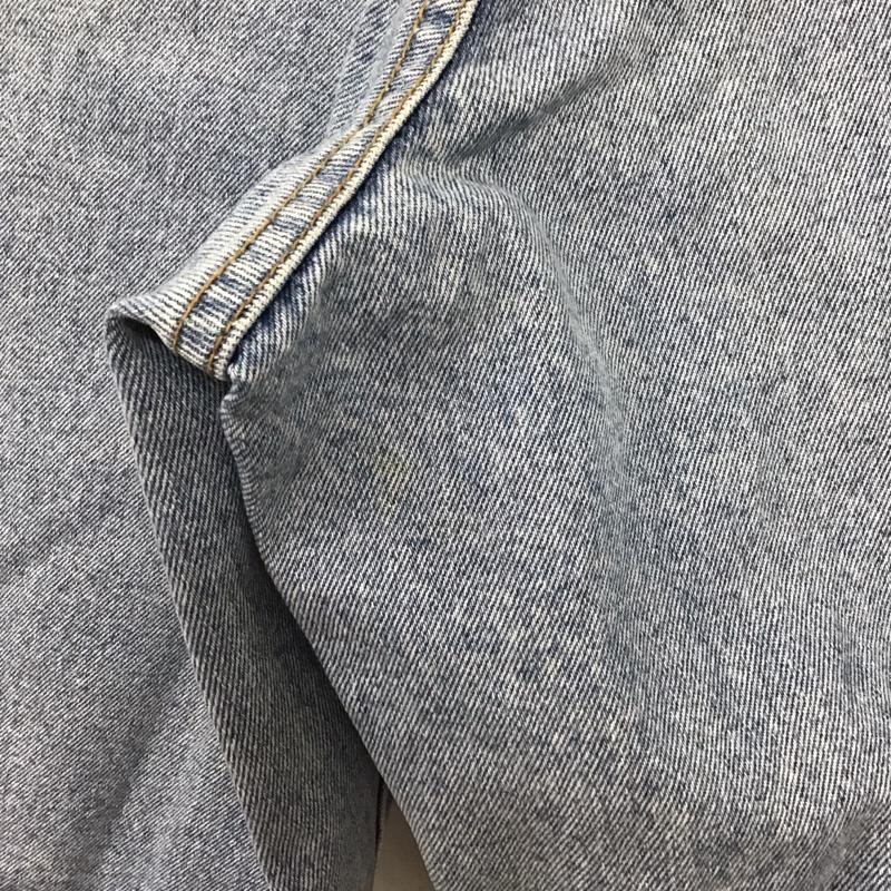 トミー ジーンズ TOMMY JEANS パンツ ショートパンツ デニムショートパンツ 90s 36 無地 水色 / ライトブルー / メンズ USED 古着 中古 10129923