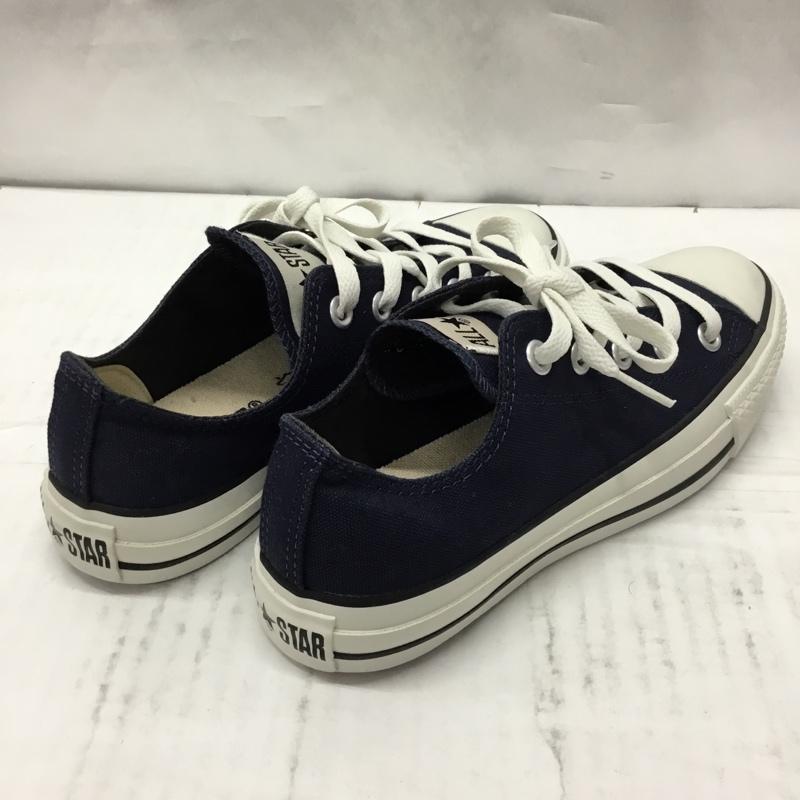 コンバース CONVERSE スニーカー スニーカー 1CL790 ローカット ALL STAR 23cm 23.0cm ロゴ、文字 紺 / ネイビー / X 白 / ホワイト / レディース USED 古着 中古 10106631