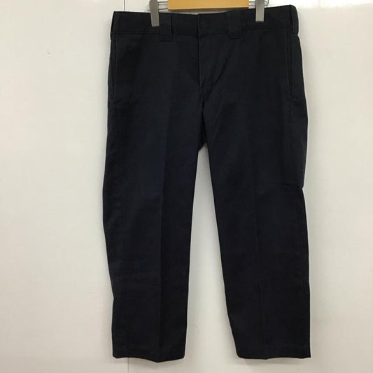 ディッキーズ Dickies パンツ チノパン チノパン スリムパンツ カジュアルパンツ 34 無地 紺 / ネイビー /  メンズ USED 古着 中古 10126116
