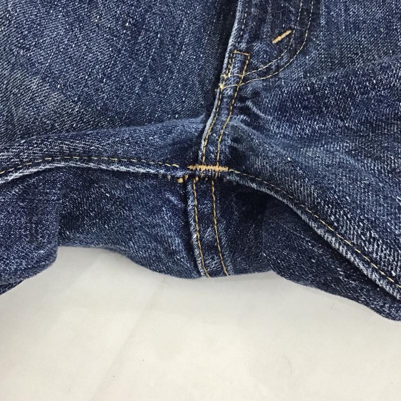 オアスロウ orSlow パンツ デニム、ジーンズ デニムパンツ スリムパンツ カジュアルパンツ M 無地 インディゴ / インディゴ / メンズ USED 古着 中古 10132002