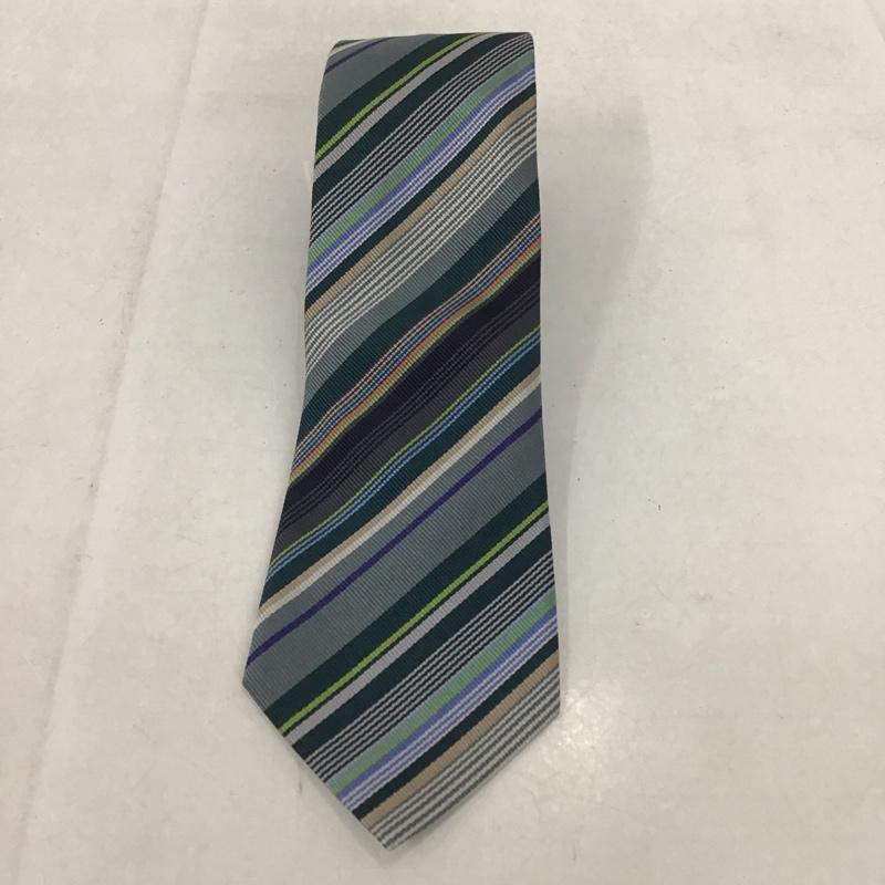 ポールスミス Paul Smith ネクタイ ネクタイ シルク ストライプ マルチカラー / マルチカラー / メンズ USED 古着 中古 10135317