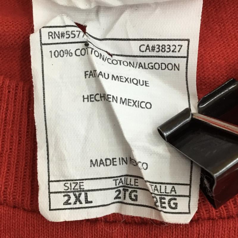 ユーズドクロージング used clothes Tシャツ 半袖 KEVIN HARVICK レーシングTee XXL プリント 赤 / レッド / メンズ USED 古着 中古 10133851