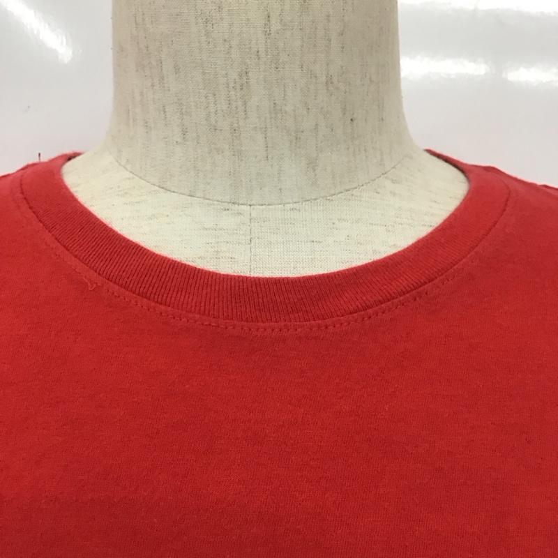 ナイキ NIKE Tシャツ 半袖 半袖カットソー プリントTシャツ クルーネックカットソー S プリント 赤 / レッド / メンズ USED 古着 中古 10107256
