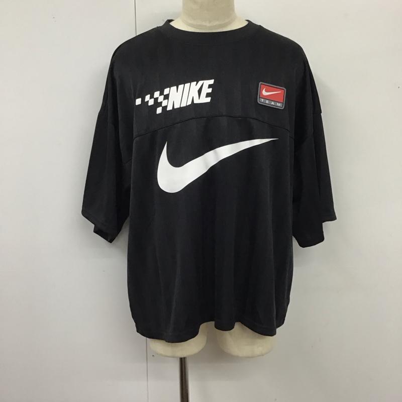 ナイキ NIKE カットソー 半袖 fb7255-010 NSWトレンドS/Sトップ 半袖カットソー スポーツウェア XXL ロゴ、文字 黒 / ブラック / メンズ USED 古着 中古 10119296