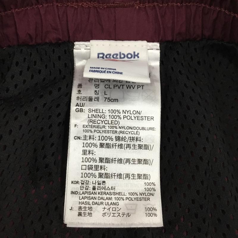 リーボック Reebok パンツ ワークパンツ、ペインターパンツ gj3632 クラシックスPVTパンツ ジャージ ユニセックス L ロゴ、文字 えんじ / ワインレッド /  メンズ USED 古着 中古 10121532