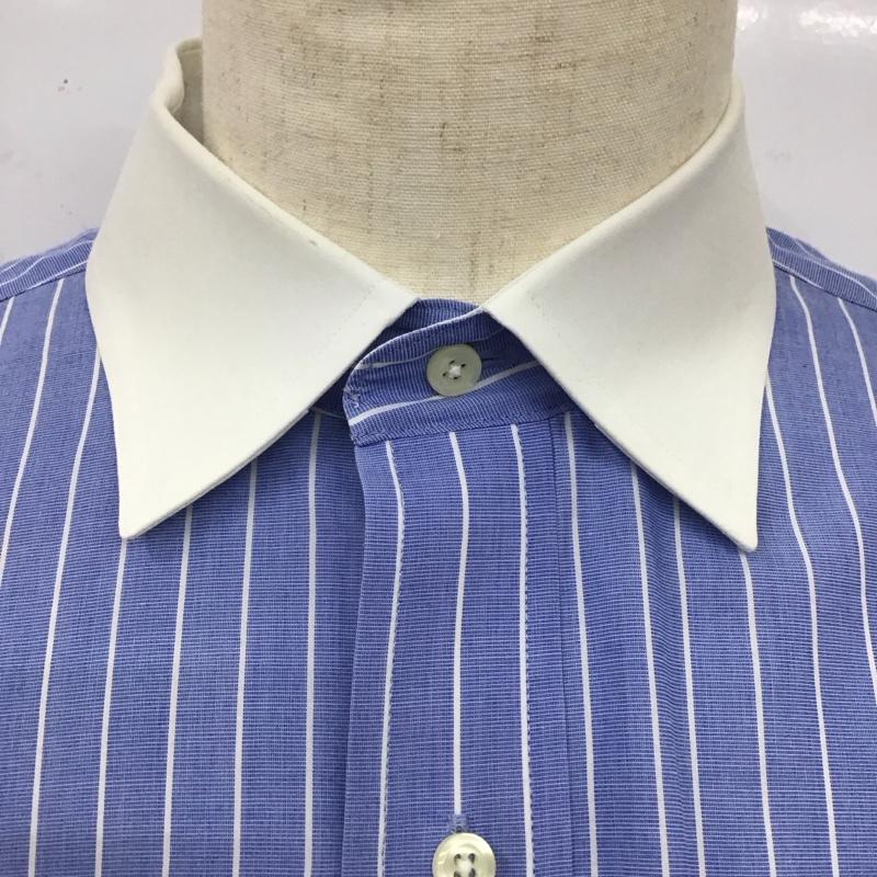 ブルックスブラザーズ BROOKS BROTHERS シャツ、ブラウス 長袖 長袖シャツ カラーシャツ ポケットシャツ 長袖カットソー ストライプシャツ ストライプ 水色 / ライトブルー /  メンズ USED 古着 中古 10113016