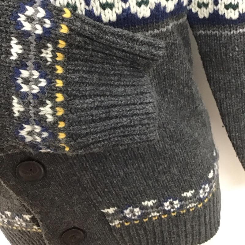 トミーヒルフィガー TOMMY HILFIGER カーディガン 長袖 長袖ニットカーディガン セーター 前開きボタンニットカーディガン S 総柄 マルチカラー / マルチカラー / メンズ USED 古着 中古 10111262